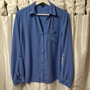 The Limited Light Blue Blouse Small